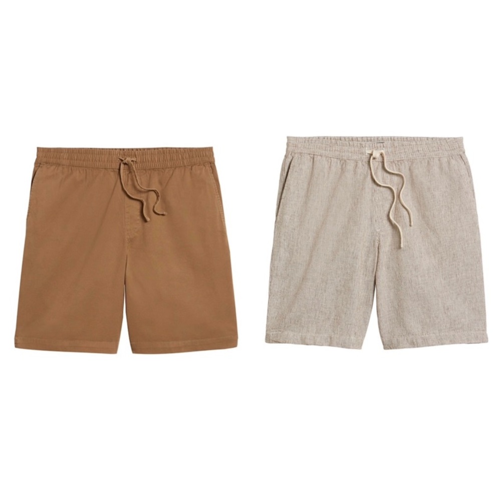 2 Banana Republic Shorts Slim fit, Inseam 9